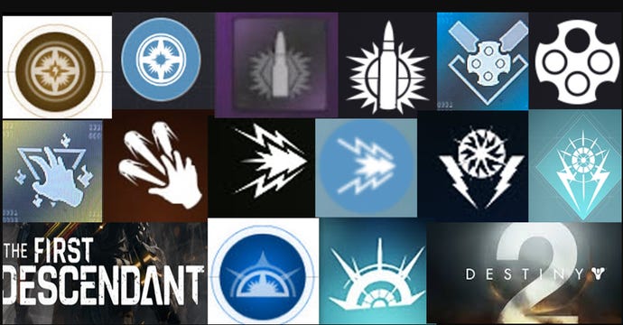 A comparison between the icons in Destiny 2 and The First Descendant.