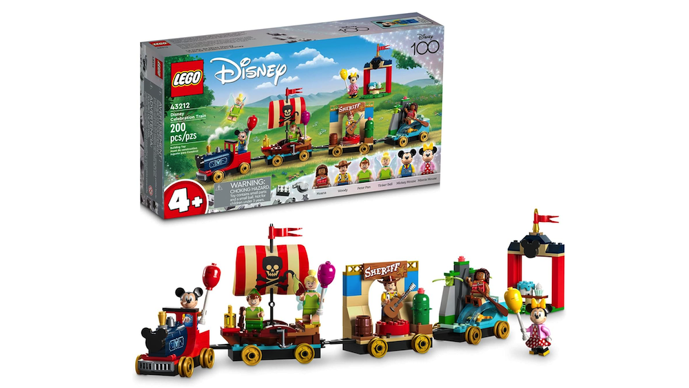 Disney 100 Celebration Train Lego Set
